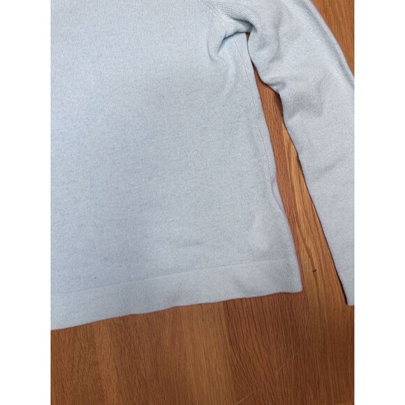 Hobbs Of London Wool Cashmere light blue Funnel Neck Sweater Size S Audrey - Picture 9 of 9